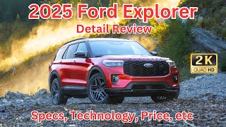 2025 Ford Explorer Review Bold Updates Power and FamilyFriendly Features [upl. by Uziel123]