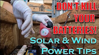 Don’t Ruin Your Batteries MustKnow Maintenance for Solar amp Wind Hybrid Systems [upl. by Marice409]