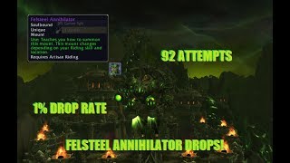 Felsteel Annihilator Drop 92 Attempts with Reaction [upl. by Silden]