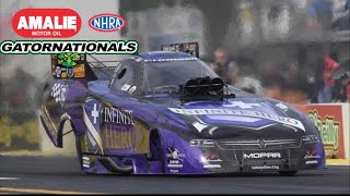 2018 NHRA Gatornationals  Funny Car Eliminations  Gainesville FL [upl. by Ibbob]