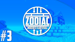 Minecraft Zodiac Modded SMP  Episode 3  Farmin [upl. by Pernick]