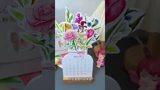 Floral desk calendar The new year is coming soon Give yourself this beautiful floral desk calen [upl. by Ilrak863]