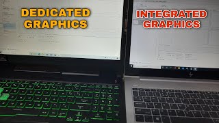 Dedicated vs integrated Graphics card explained [upl. by Anuala]