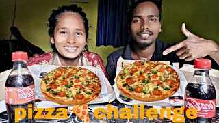 pizza🍕 challenge small pizza eating challenge street food [upl. by Obe479]