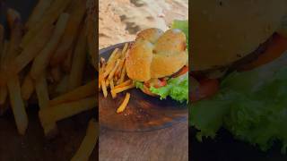 Crispy shrimp burger🍤🍔 I shrimp burger [upl. by Adnomal]