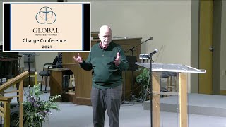 Jeff Smith Presiding Elder in Global Methodist Church speaks at Charge Conference at Taylor Chapel [upl. by Nedyrb]