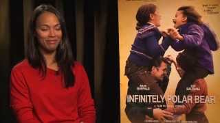 INFINITELY POLAR BEAR Interviews Zoe Saldana and Mark Ruffalo [upl. by Cahan]