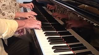 EGRIEG Norwegian Dance Op 35 n°2Piano duet [upl. by Melisande]