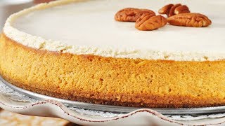 Pumpkin Cheesecake Classic Version  Joyofbakingcom [upl. by Valerie471]