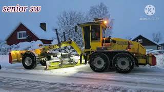 kirunaveekmasFG2428Winter Ep14 Väghyvling med veekmas och volvo L70 senior sw [upl. by Killarney]