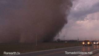 Extreme upclose Tornado Video April 3 2011 [upl. by Adnomal]