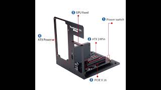 egpu thunderbolt 34 to pcie Graphics card externa [upl. by Bandler]