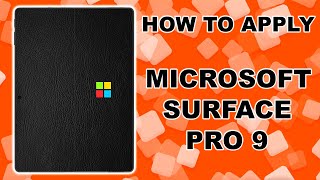 How To Apply EasySkinz On MICROSOFT SURFACE PRO 9 [upl. by Tennos887]