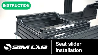 Seat slider installation [upl. by Maxama540]