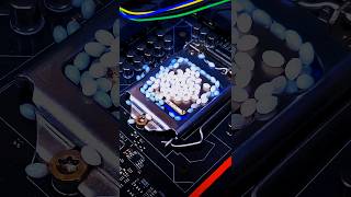 Thermoplastic beads put on the running cpu  Whats next now  pc computerhardware [upl. by Champaigne753]