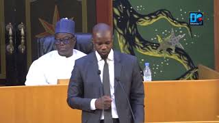 Assemblée nationale Intervention du député Ousmane Sonko [upl. by Yelsek925]