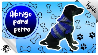 Abrigo para perro a crochet  Vida a crochet [upl. by Alyss433]