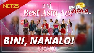 BINI nanalo ng Best Asia Act sa 2024 MTV Europe Music Awards [upl. by Herr]