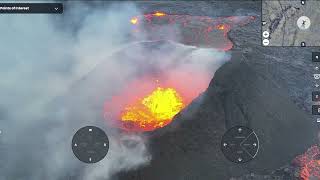 Jun 17 2024 Drone Tour of the Iceland Volcano [upl. by Beverley]