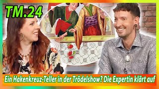 Ein Hakenkreuz Teller in der Trödelshow Die Expertin klärt auf [upl. by Zetnauq697]