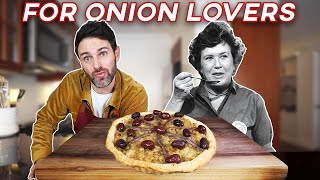 Julia Childs Onion Tart gives major Mediterranean vibes [upl. by Eiramanitsirhc]