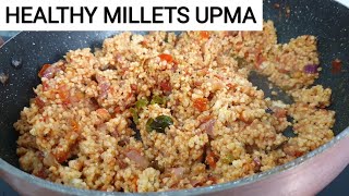 Foxtail Millet UpmaMillet Upma RecipeFoxtail Millet Upma RecipeKangni UpmaSama Rice UpmaMillet [upl. by Ellehcrad]