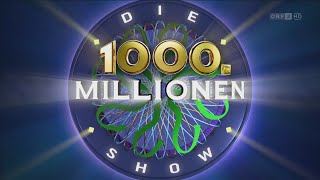 1000 Millionenshow  ORF 2 [upl. by Pip]