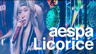 aespa 에스파  LICORICE  LIVE TOUR SYNK PARALLEL LINE FANCHANT WARNING [upl. by Pax]