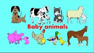 Baby Animals song for children [upl. by Ynatirb]