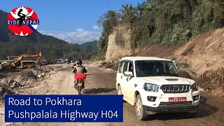 Ride to Pokhara on Pushpalal Highway H04 Nepal November 2022 [upl. by Annoit]