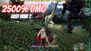 Ferox 2500  Dmg  The end of ark official   Ark official Pvp [upl. by Nitsraek]