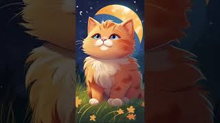 Kitten’s Starry Night Gazing at the Sky cat catlover love kitten [upl. by Anrapa718]