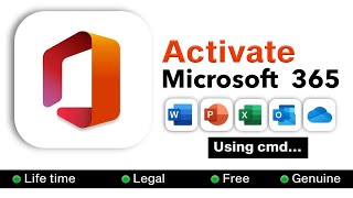 Download Install and Activate Office 2019 2021 and 365 Using cmd [upl. by Ydnirb]