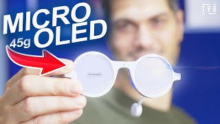 The Lightest AiSmart Glasses with a MICROOLED Screen Brilliant Labs Frame [upl. by Nica]