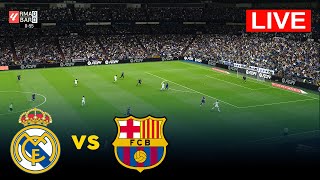 🔴LIVE Real Madrid vs Barcelona La Liga 202425 Full match  Video game simulation PES Gameplay [upl. by Schaeffer]