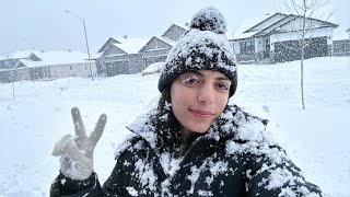 Biggest Snow storm in Canada 2024 ❄🌨  can you survive [upl. by Louella]