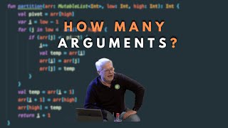 How many arguments should a function have  Robert C Martin Uncle Bob [upl. by Nylyak]