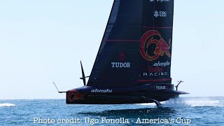 AC75 Sails and Shape described by Vittorio dAlbertas CEO Quantum Sail Design Italy AlinghiINEOS [upl. by Farlie]