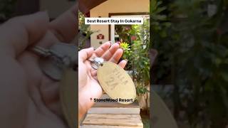 Stone wood resort 🏖️🌄 gokarna beach resort travel stayhome [upl. by Oag279]