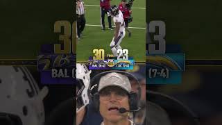 The Harbaugh Bowl was a good one 🔥 Harbaugh NFL Ravens Ravensfootball Chargersfootball [upl. by Naiva664]