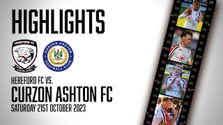 HIGHLIGHTS  Hereford 31 Curzon Ashton [upl. by Ellehcim]