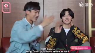 ENG 180730 乐华七子NEXT NEX7 interview with Juzi Fashion [upl. by Bryce300]