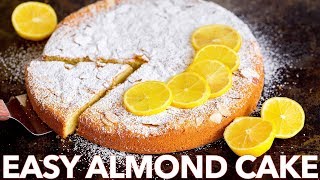 Easy Almond Cake Recipe Gluten Free Cake [upl. by Osher93]