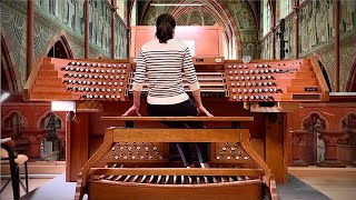 JS BACH  Pedal Exercitium BWV 598 AnneIsabelle de Parcevaux organ [upl. by Buehler390]