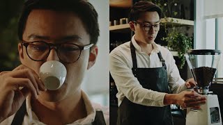 How to dial in your espresso recipe with World Barista Champion Boram Um  Mazzer Super Jolly V Pro [upl. by Ahsekel]