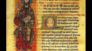 Codex Calixtinus  Anon 12th c Spain  Congaudeant catholici [upl. by Nanah]