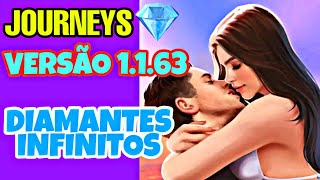 Journeys Séries Interativas 1167 MOD APK DIAMANTES INFINITO [upl. by Airasor]