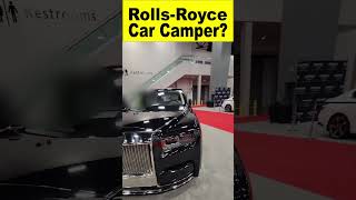 RollsRoyce Car Camper carcamping carcamper suvcamping carlife vanlife richlifestyle [upl. by Atteniuq]