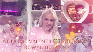 At Home Valentine’s Date Night Romantic Picnic [upl. by Cooperman]