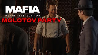 Tommy Goes FULL GANGSTER  Mafia Definitive Edition MOLOTOV PARTY Gameplay [upl. by Illoh]